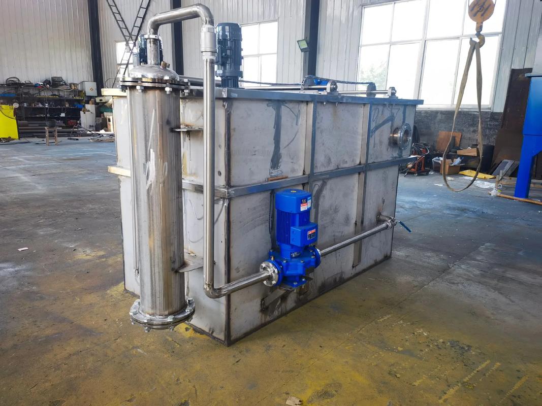 不銹鋼專利型氣浮機調試完畢發貨，為工業水處理注入新動力